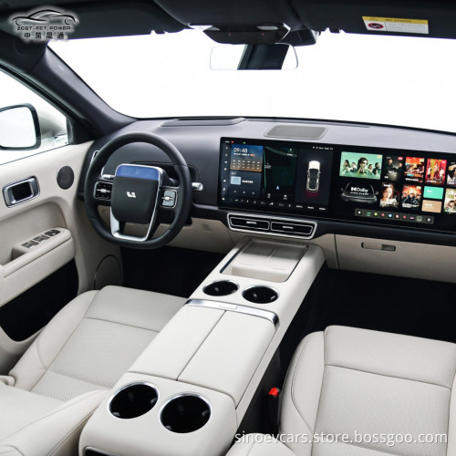 Kereta elektrik mewah lixiang l8 2023 udara &amp; pro &amp; max lanjutan kenderaan elektrik prime 6 tempat duduk SUV